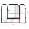 Free shipping High Quality Portable outdoor folding 16-panel heavy duty metal pet playpen YJ