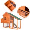 TOPMAX Pet Rabbit Hutch Wooden House Chicken Coop for Small Animals YF