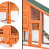 TOPMAX Pet Rabbit Hutch Wooden House Chicken Coop for Small Animals YF