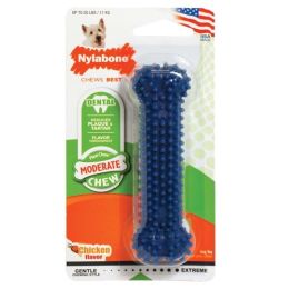 Nylabone Moderate Chew FlexiChew Dental Chew Toy Flexi, Chicken, 1ea/SMall/Regular 1 ct