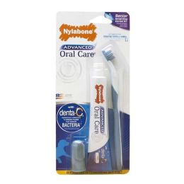 Nylabone Advanced Oral Care Senior Dog Dental Kit Senior Dog, Bacon, 1ea/3 ct