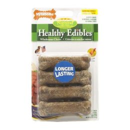 Nylabone Healthy Edibles AllNatural Long Lasting Roast Beef and Chicken Flavor Chew Treats 8 Count, Roast Beef  Chicken, 1ea/XS/Petite