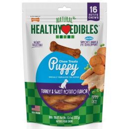 Healthy Edibles Puppy Turkey & Sweet Potato 16ct Pouch, Petite