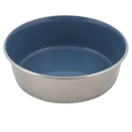 Petmate Painted Stainless Steel Bowl Vallarta Blue, 1ea/12 Cup