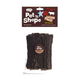 Pet 'N Shape Beef Lung Strips Dog Treat 3 oz