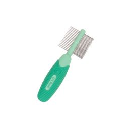 Lil Pals Double-Sided Dog Comb Blue, Green One Size