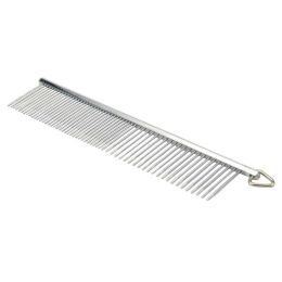 Safari Dog Grooming Comb Medium/Coarse Silver 7.25 in