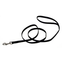 Coastal Single-Ply Nylon Dog Leash Black 3/8 in x 4 ft