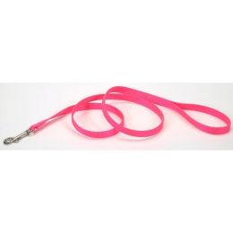 Coastal Single-Ply Nylon Dog Leash Neon Pink 5/8 in x 6 ft