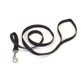 Coastal Single-Ply Nylon Dog Leash Black 3/4 in x 4 ft