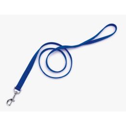 Coastal Single-Ply Nylon Dog Leash Blue 3/4 in x 4 ft