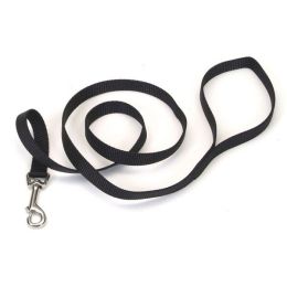 Coastal Single-Ply Nylon Dog Leash Black 3/4 in x 6 ft