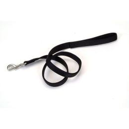 Coastal Double-Ply Nylon Dog Leash Black 1 in x 4 ft