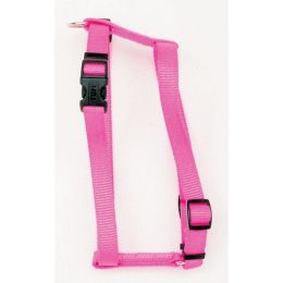 Coastal Standard Adjustable Nylon Dog Harness Neon Pink Small 5/8 in x 14-24 in