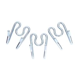 Titan Extra Links for Prong Training Dog Collar Chrome 4mm Extra-Heavy 3 Pack