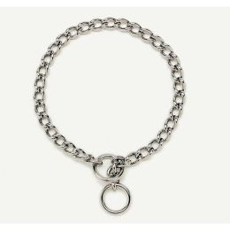 Titan Chain Training Dog Collar Heavy Nickel, Chrome 3 mm x 20 in