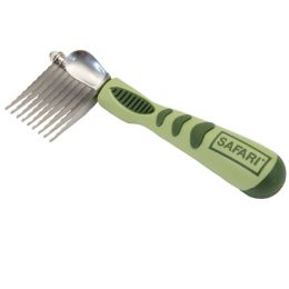 Safari Dog De-Matting Comb Green One Size