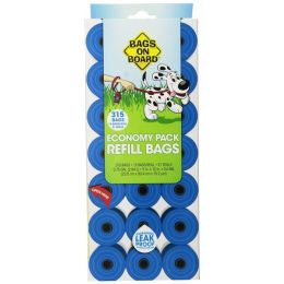 Bags on Board Waste Pick-up Bags Refill Blue 315 Count