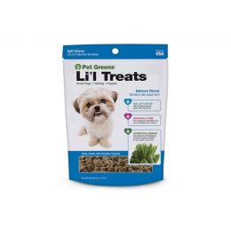 Pet Greens Li'l Treats Soft Dog Chews Salmon 6 oz