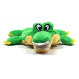 Outward Hound Squeaker Matz Dog Toy Long Body Gator Alligator Small