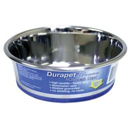 OurPets Premium Stainless Steel Dog Bowl Silver 1.2 Pints