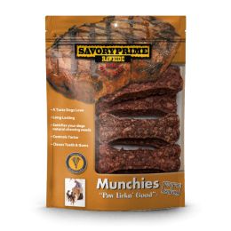 Savory Prime Munchie Bone Beef 3-4 in 10 Pack