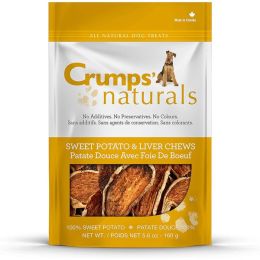 Crumps Naturals Sweet Potato With Liver Chews 5.6 oz(160g)