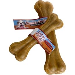 Loving Pets Pressed Rawhide Bone Dog Treat 12 in