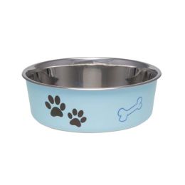 Loving Pets Classic Dog Bowl Paw Print Murano Small