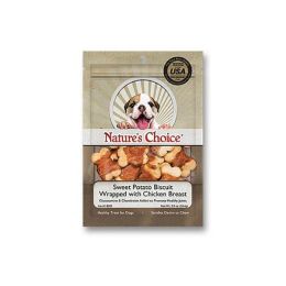 Loving Pets Nature's Choice Chicken Wrapped Sweet Potato Biscuit Dog Treats 2 oz