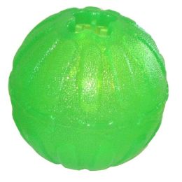 Starmark Fun Ball Dog Toy Green, 1ea/LG, 4 in