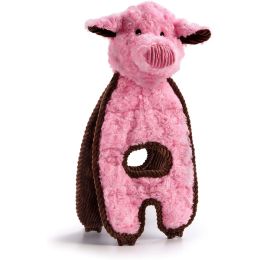 Charming Pet Products Cuddle Tug Peachy Pig Dog Toy 1ea