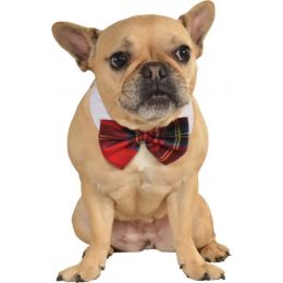 Rubies Plaid Pet Bowtie S-M