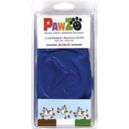 PAWZ D BOOTS BLU MD 12CT