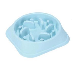 Wholesale Anti-suffocation Pet Dog Feeding Bowl (Color: blue 1)