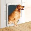 Foldable Plastic Pet Dog Cat Flap Door Pet Screen Dog Fence Home Automatic Flap Door