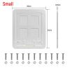 Foldable Plastic Pet Dog Cat Flap Door Pet Screen Dog Fence Home Automatic Flap Door