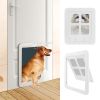 Foldable Plastic Pet Dog Cat Flap Door Pet Screen Dog Fence Home Automatic Flap Door