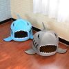 Shark Shape House Beds Tent Mat Small Dog Cat Puppy Beds Soft Dog House For Large Dogs Beds